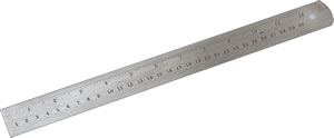 Ruler Stainless Steel 600mm $9.50